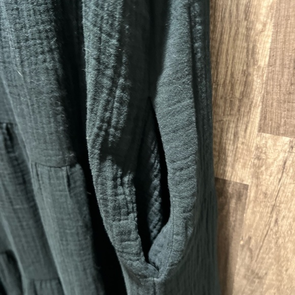 Marine Layer Women's Black Maxi Dress Sz Large EUC W/Pockets - Picture 6 of 6